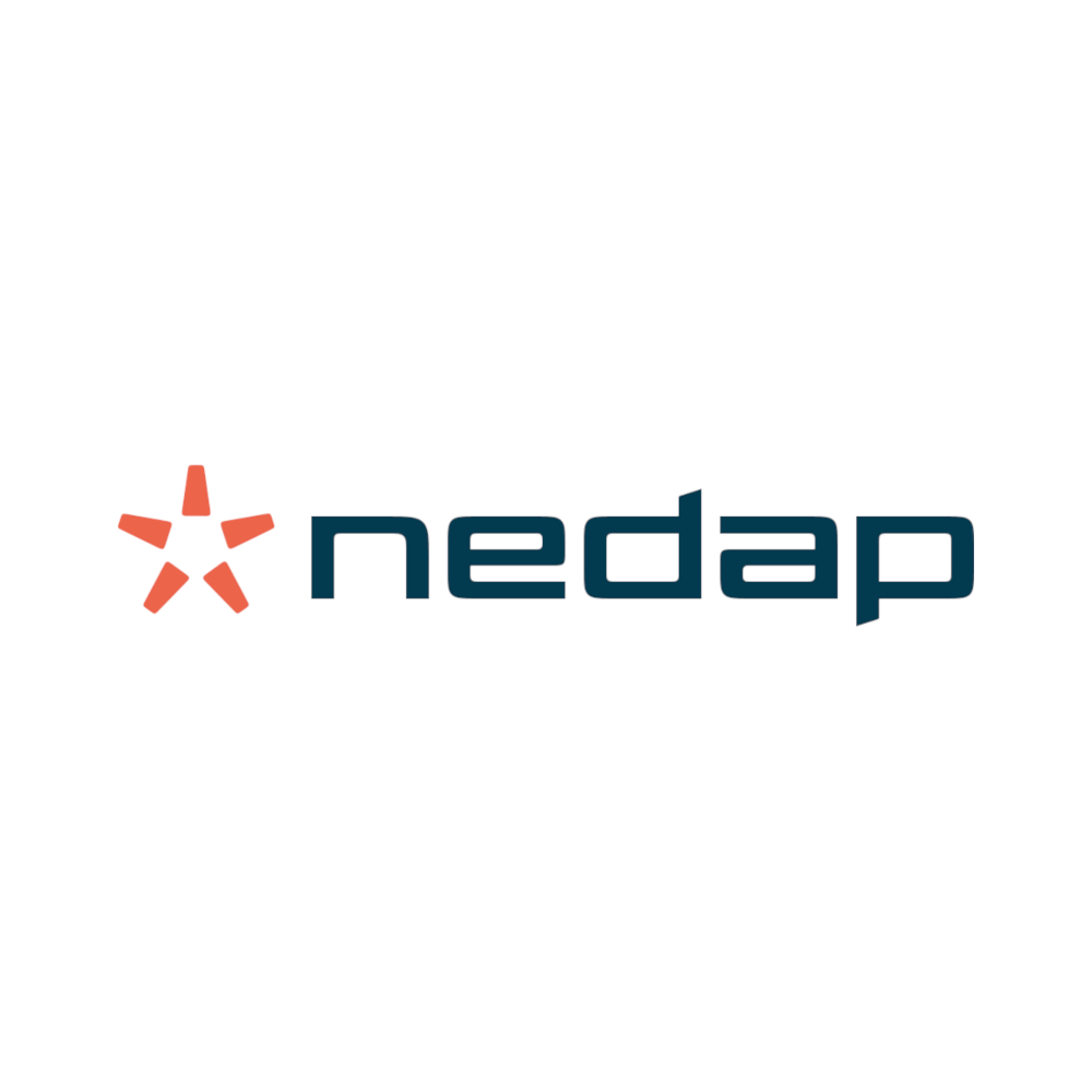 A small Nedap access control logo.
